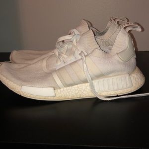 White Adidas NmDs